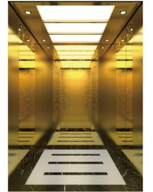 Titanovo zlatno ogledalo za bakropis Putnički lift