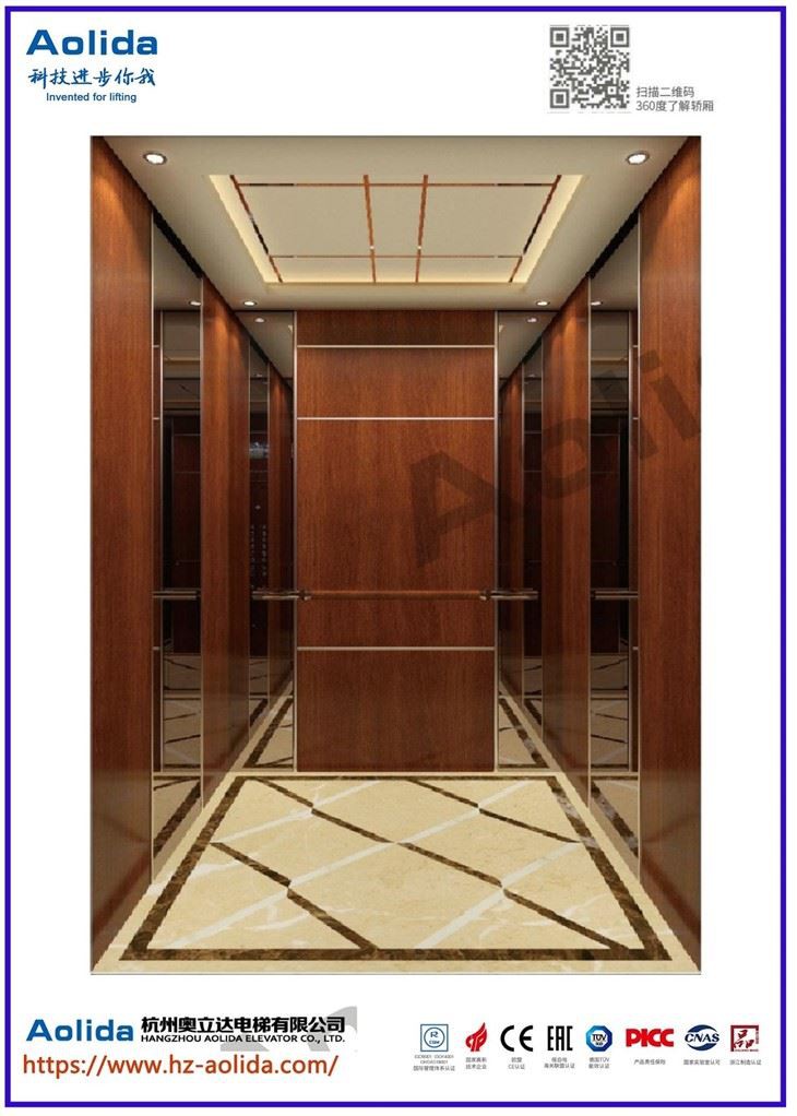 Putnički lift sa dijelovima za lift